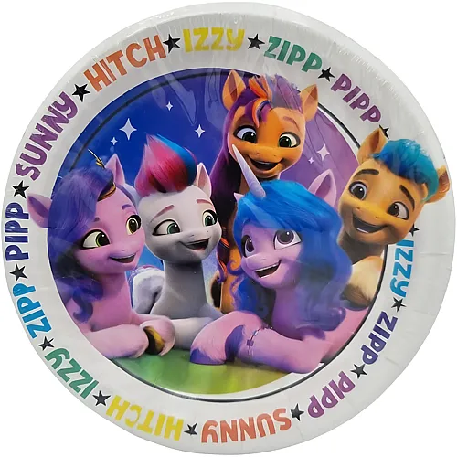 BeenSmile My Little Pony Einwegteller 18cm - 8 Teile