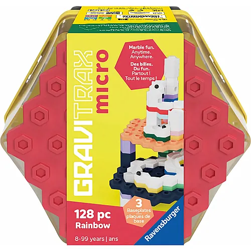 Ravensburger GraviTrax micro Rainbow - 128 Teile