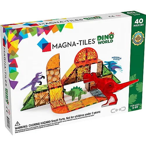 Magna-Tiles Dino World Set (40Teile)
