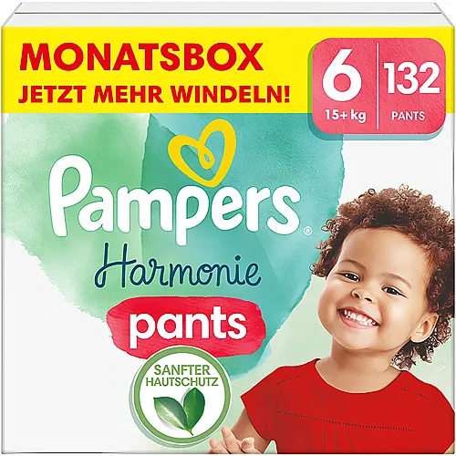 Pampers Harmonie Windeln Monatsbox Pants Gr.6 (132Stck)