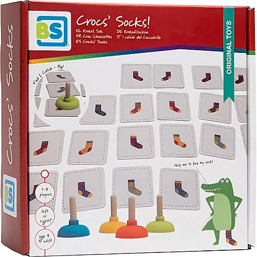 BS Toys Kroko's Sock Memo - Kinderleicht