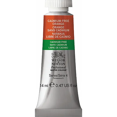 Winsor & Newton W&n Prof. Water Colour 14ml Tube Kadmiumfrei Orange