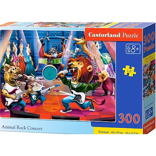 Castorland Puzzle Animal Rock Konzert - 300 Teile
