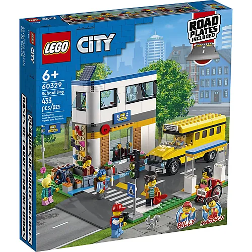 LEGO City Schule mit Schulbus (60329)