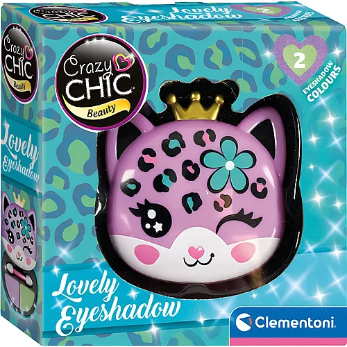 Clementoni Crazy Chic Lidschatten in Leoparden-Make-up-Box Leopard