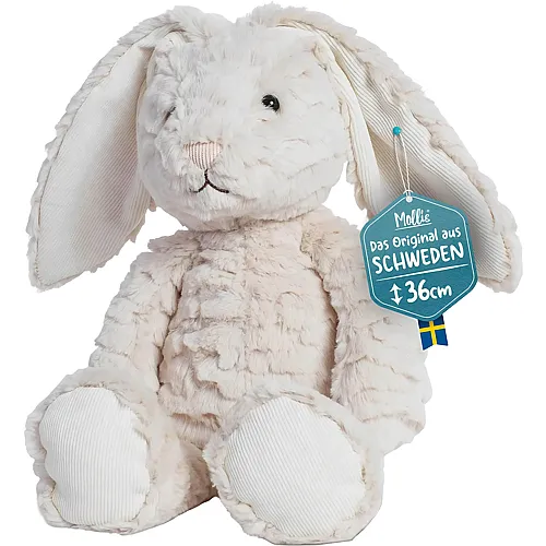 Mollis Kuschelhase Weiss (36cm)