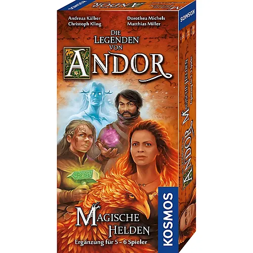 Kosmos Magische Helden: Die Legenden von Andor, Erg�nzung f�r 5-6 Spieler - Deutsch
