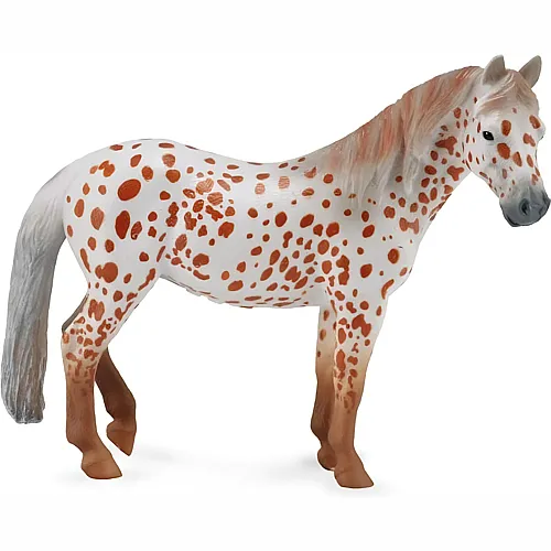 CollectA Horse Country British Spotted Ponystute Chestnut Leopard