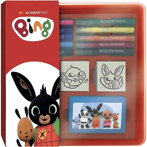 Multiprint Stempeln und Filzstift-Set in Aufbewahrungsbox