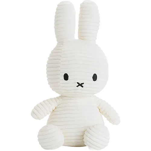 Miffy Kordsamt Weiss 23cm