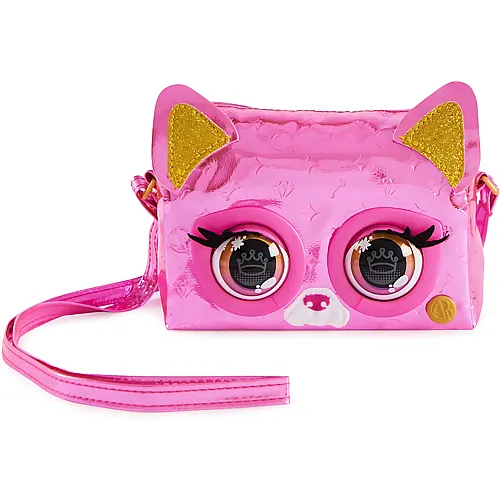 Spin Master Purse Pets Metallic Magic Flashy Frenchie H�ndchen - interaktive Kindertasche, die mit mehr als 30 Ger�uschen, Reaktionen und Musik lebendig Wird, Tiertasche und Spielzeug in einem, ab 5 Jahren