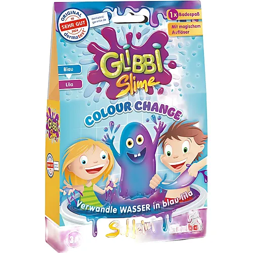 Simba Glibbi Verwandle Wasser in blau-lila Schleim - 150 g