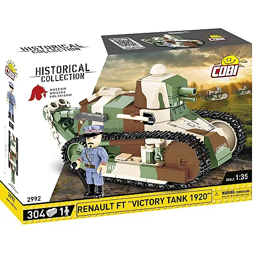 COBI Historical Collection Renault FT Victory Tank 1920 (2992)