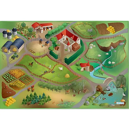 Spielteppich Bauernhof