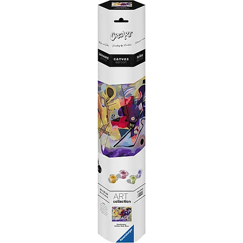Ravensburger CreArt Leinwand ART Collection: Gelb, Rot, Blau (Kandinsky)