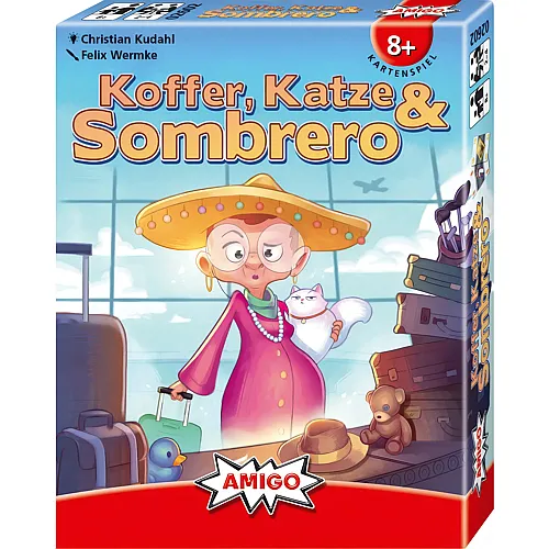 Amigo Spiele Koffer, Katze und Sombrero - Deutsch