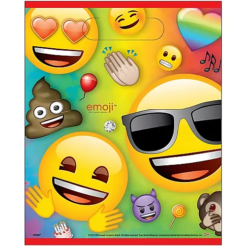 Partybeutel Emoji 8Teile