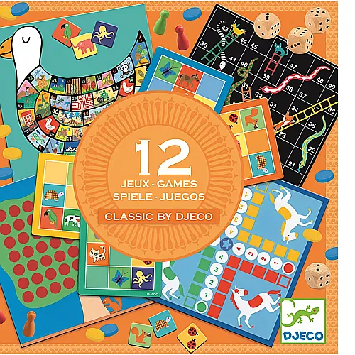 Djeco Classic Box 12 Spiele (mult)