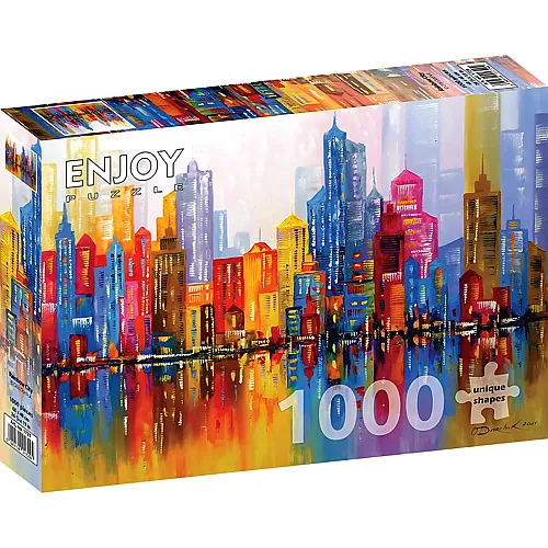Enjoy Puzzle Rainbow City - 1000 Teile