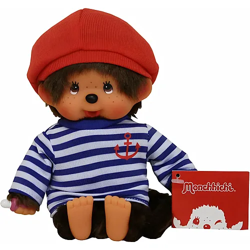 Monchhichi Sailor Beret Board Boy - 20 cm