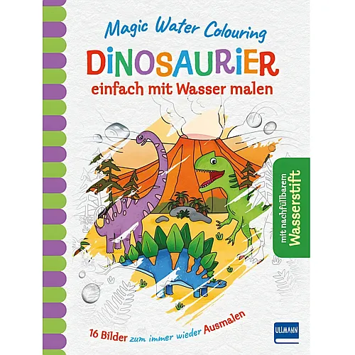 Ullmann Medien GmbH Magic Water Colouring Dinosaurier