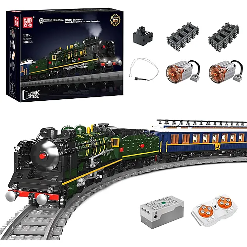 Mould King World Railway Ferngesteuerte Lokomotive SNCF 231 Orient Express 12025