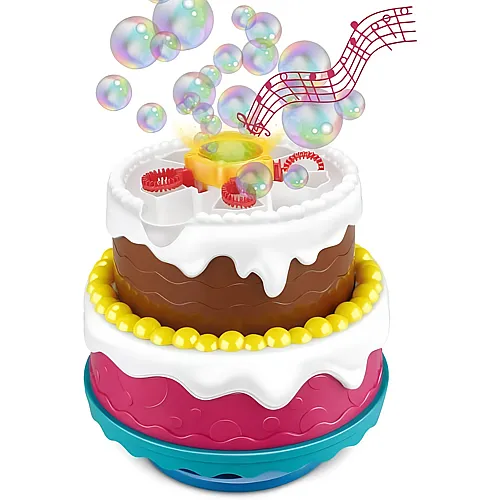 Alldoro Bubble Fun Party Cake Seifenblasen mit Licht & Sound