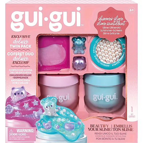 Moose Toys Gui Gui Luxus-Set 2 Dosen duftender Schleim,