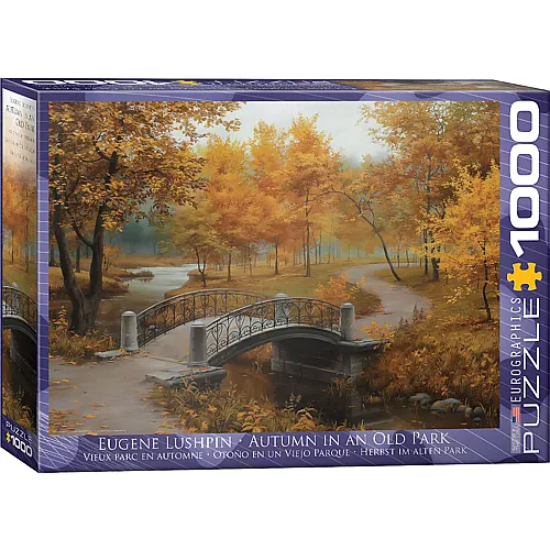 Herbst im alten Park 1000Teile