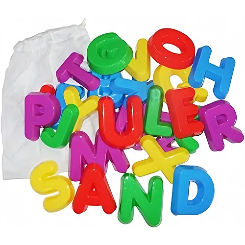 Learning Resources Sandf�rmchen Grossbuchstaben, Ab 3 Jahren, 26-teiliges Set Kunststoff Buchstaben zum Spielen im Sand zur F�rderung von