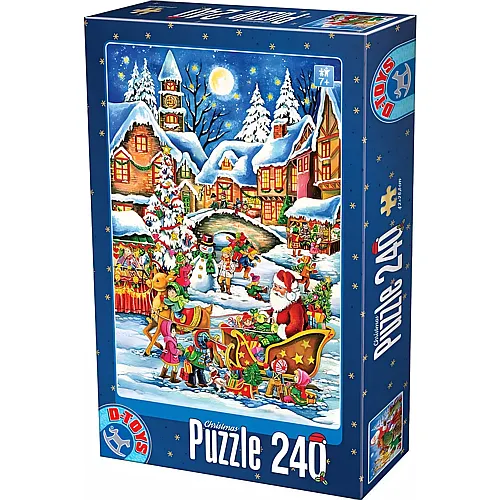 DToys Puzzle Christmas Collection Treffen mit dem Weihnachtsmann - 240 Teile