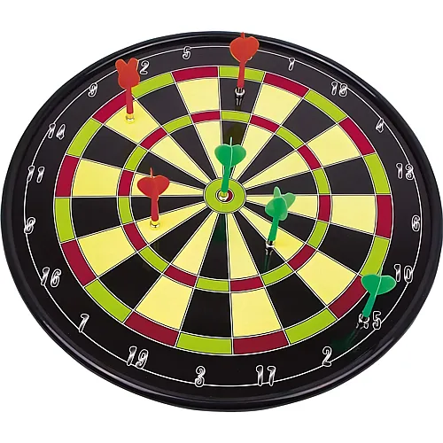 small foot Magnetische Dartscheibe mit 6 Pfeilen