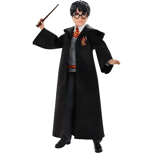 Harry Potter mit Hogwarts-Uniform