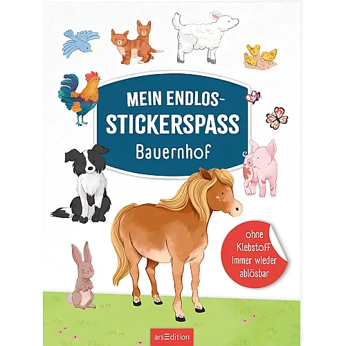 ars Edition Mein Endlos-Stickerspa� � Bauernhof