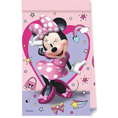 Minnie Mouse Partyt�ten Minnie Junior 4 Stk. Papier 13x22cm