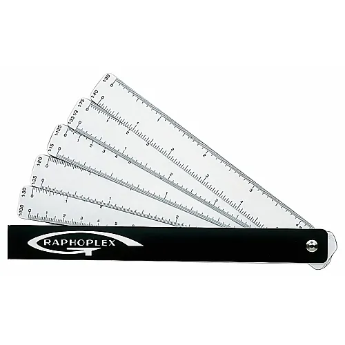 OZ International Regle DE Reduction Eventail 10 Echelles 15cm