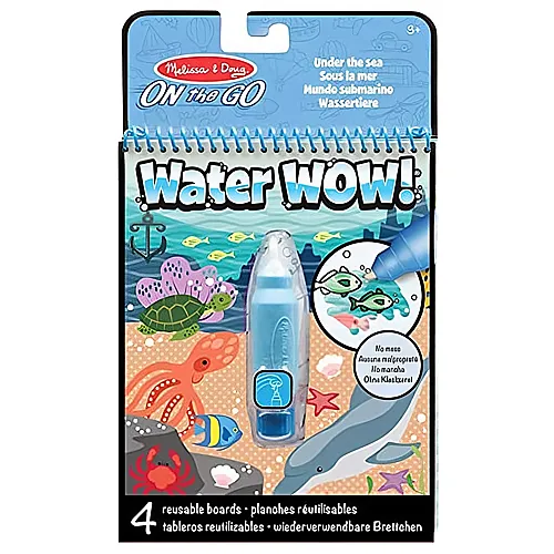 Melissa & Doug Water Wow! Magisches Malbuch - Unterwasserwelt