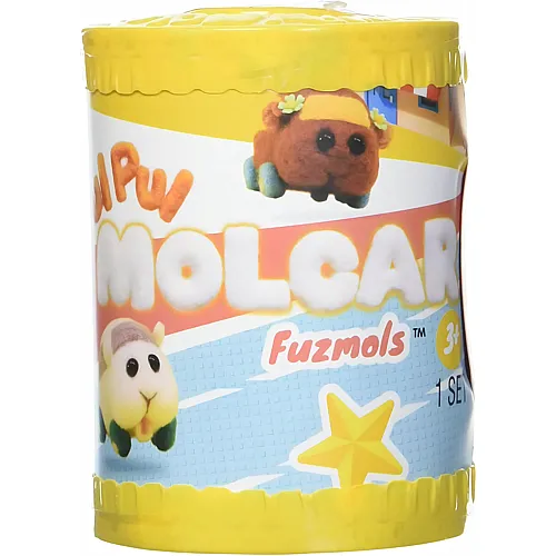 MGA Entertainment Pui Pui Molcar Figuren - 6cm beflockte Fuzmols mit bespielbarer Blindverpackung - F�r Sammler, M�dchen
