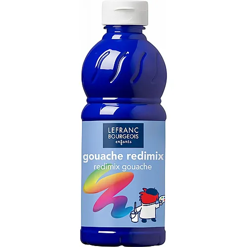 Lefranc Bourgeois Lfb Fl�ssige Tempera Redimix 500ml Flasche - Ultramarin
