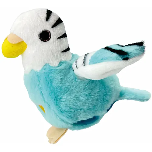 Happy Yappers Sittich weiss blau interakiver Pl�schvogel