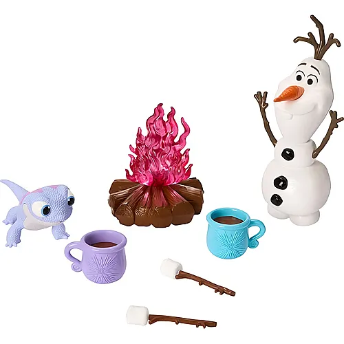 Mattel Disney Frozen Olaf und Bruni am Lagerfeuer