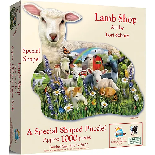 SunsOut Puzzle Lori Schory Lamb Shop - 1000 Teile