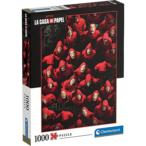 Clementoni Puzzle La Casa de Papel Casa De Papel - Money Heist (1000Teile)