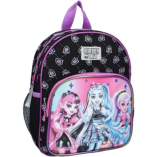 My Sweety Pop mybagstory - Rucksack - Monster High - Lila - Kind - Schule - Kindergarten - Kita - Grundschule - Schulranzen M�dchen - Gr��e 29 cm - Verstellbare Tr�ger - Geschenkidee, Monster High - Lila, Enfant,