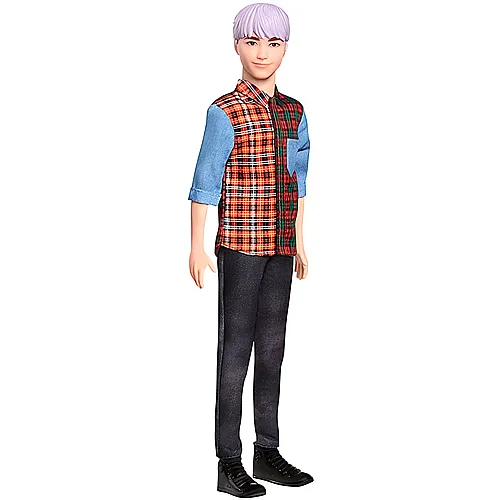 Barbie Fashionistas Ken Puppe mit Lila Haar 154
