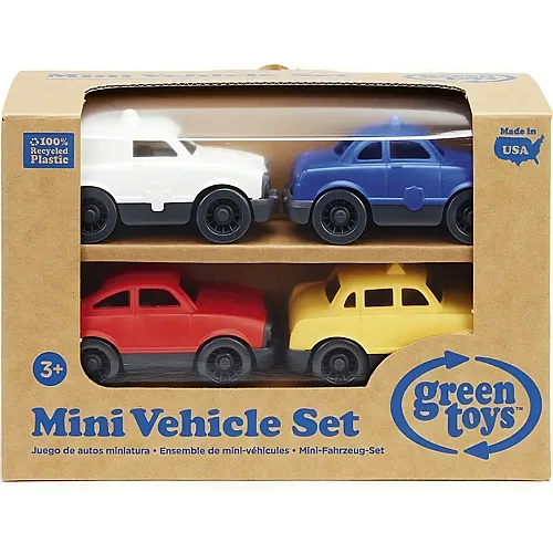 GreenToys Mini Vehicle 4-Pack