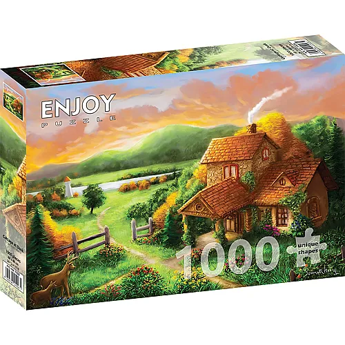 Enjoy Puzzle Cottage at Dusk - 1000 Teile