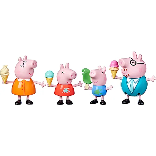 Hasbro Peppa Pig Familie Wutz geht Eis essen