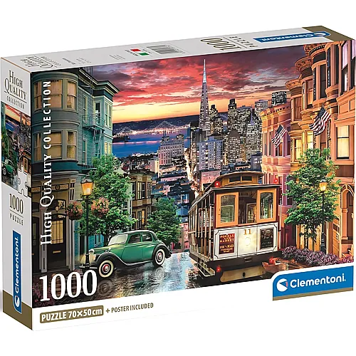 Clementoni Puzzle High Quality Collection San Francisco - 1000 Teile