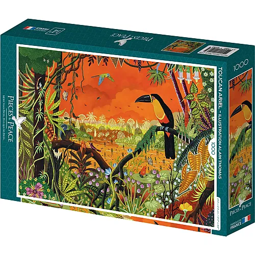 Pieces & Peace Puzzle Toucan Ariel - 1000 Teile